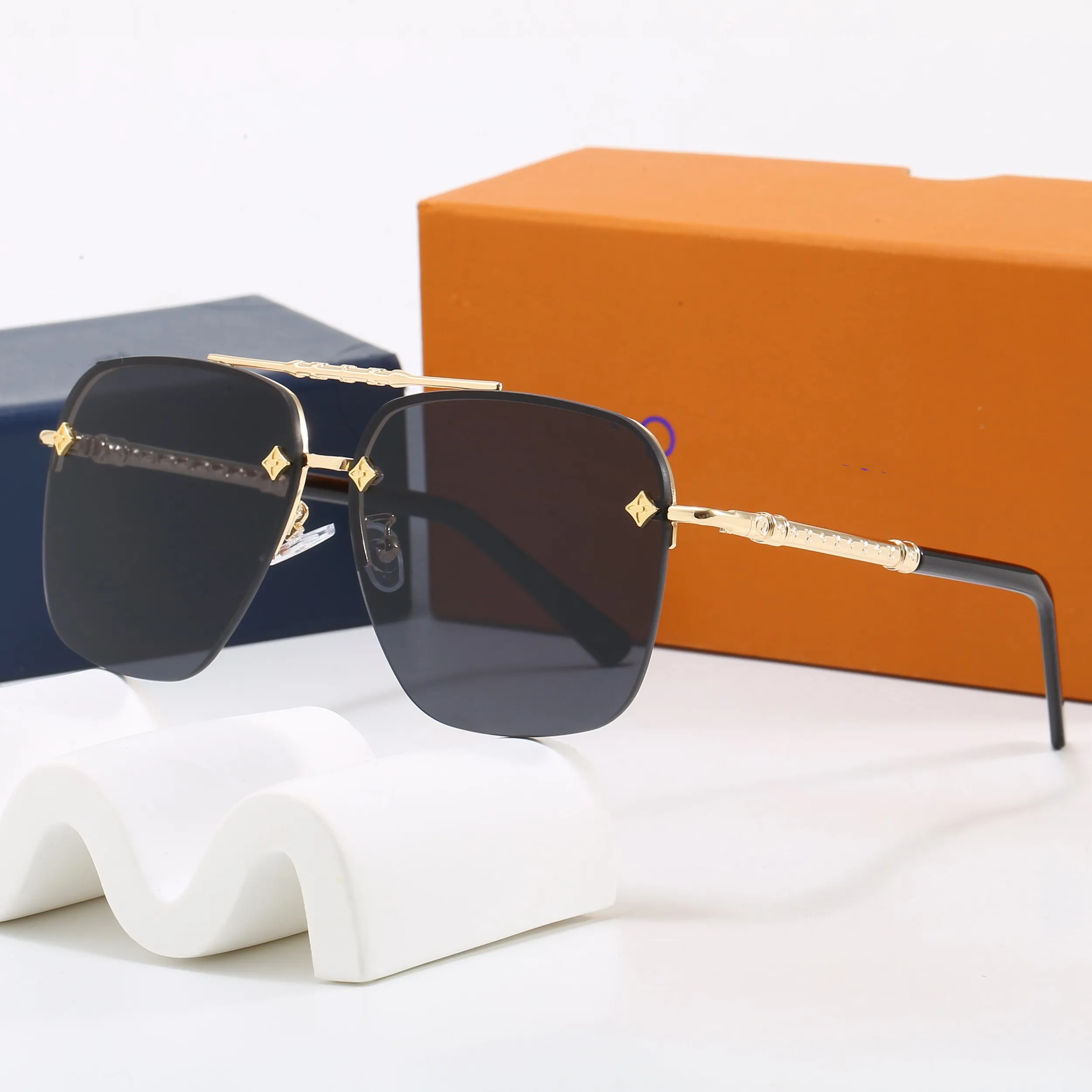 Designer Luxury Retro Oversized Square Polarized... From 