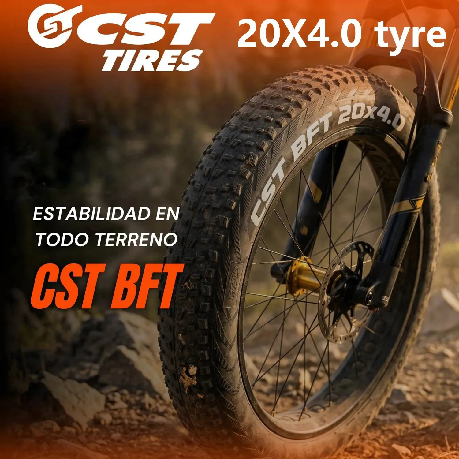 CST BFT 20 インチファットタイヤスノービーチ自転車 20x40 電動スノー