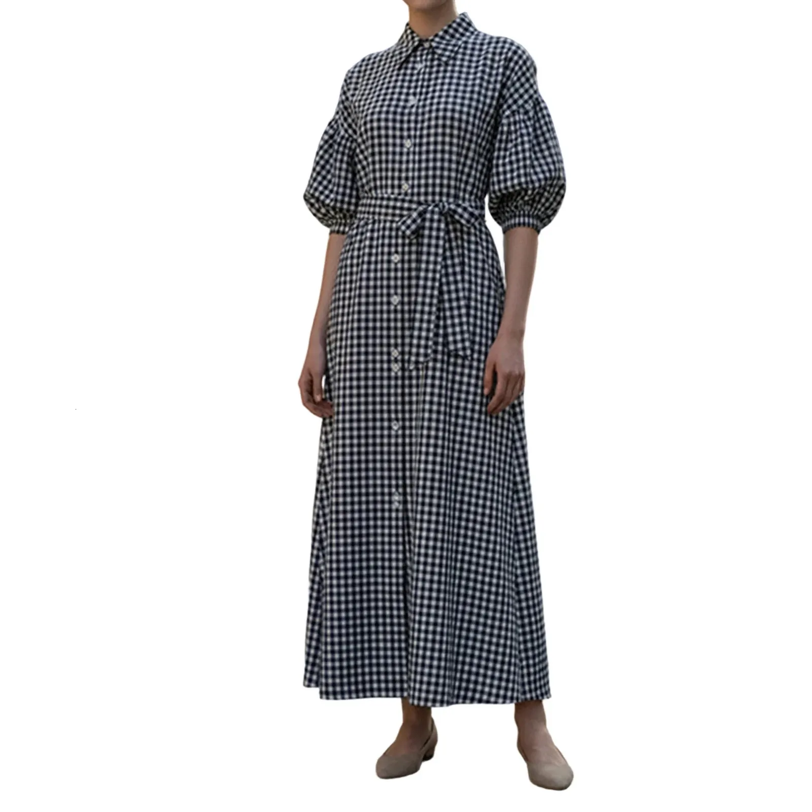 christmas plaid maxi dress Fall Tie Up Waist Cocktail... From Huantong01, Rs.908.27 featuring adjustable spaghetti straps