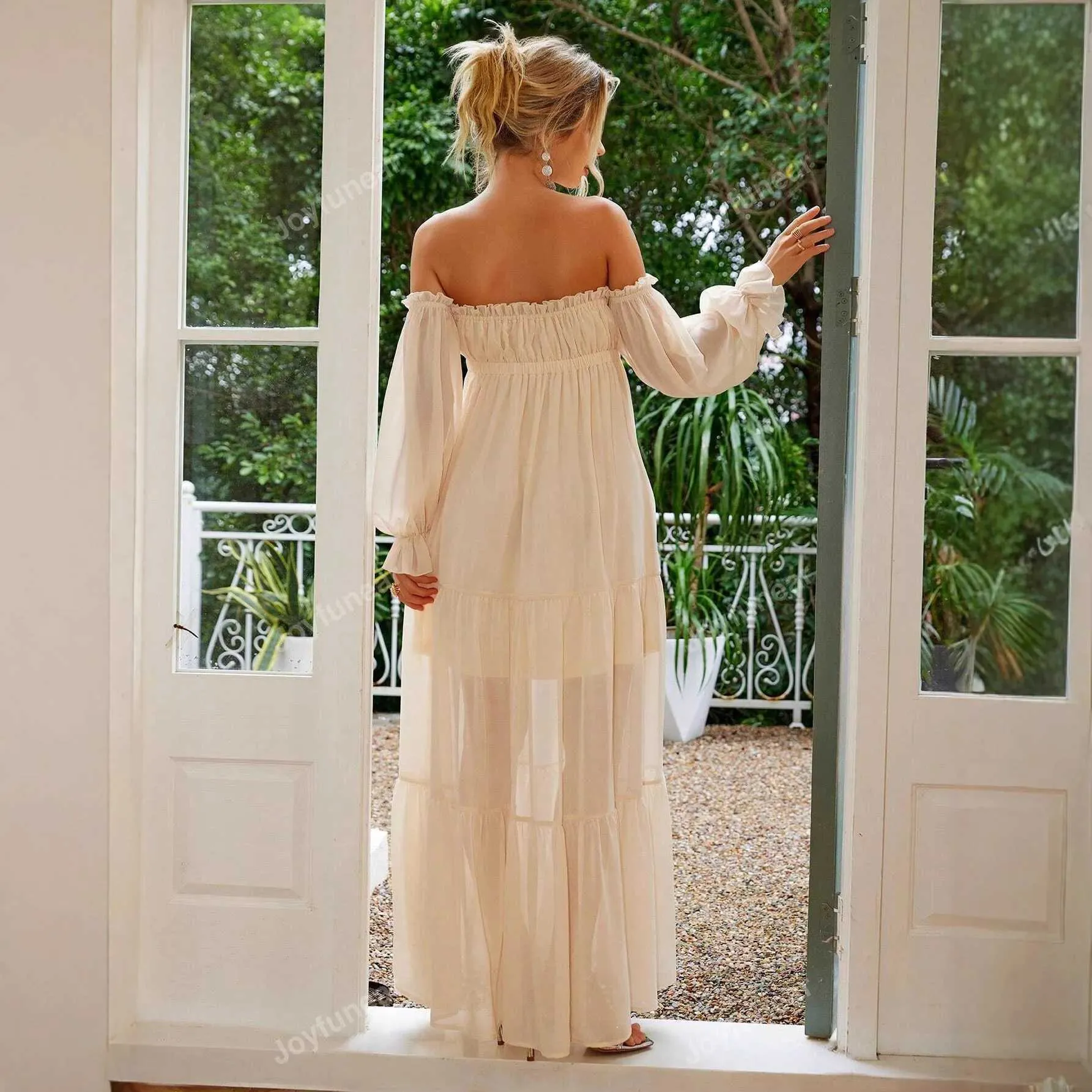 maternity dress skirts Ellie Shirred Maxi Skirt in White XL/2XL An everyday essential thats easy Rainbow Maternity Skirt