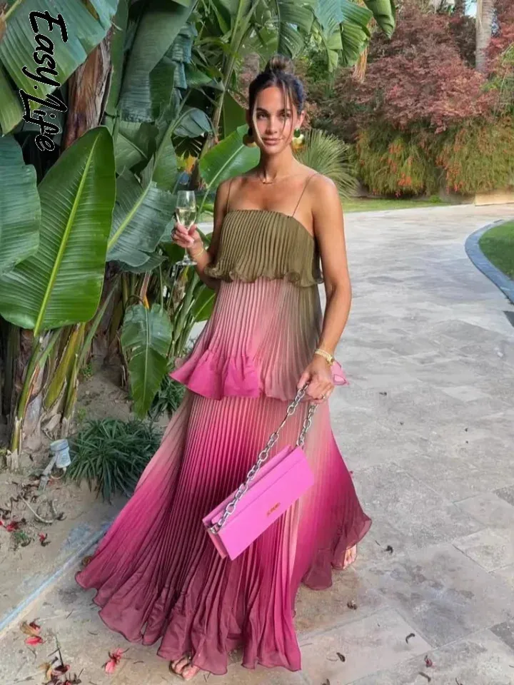 multi colored pleated dress Orange Pleated Viscose Multi Color Flower Printed Midi Dress With Gold RAISA VANESSA INT