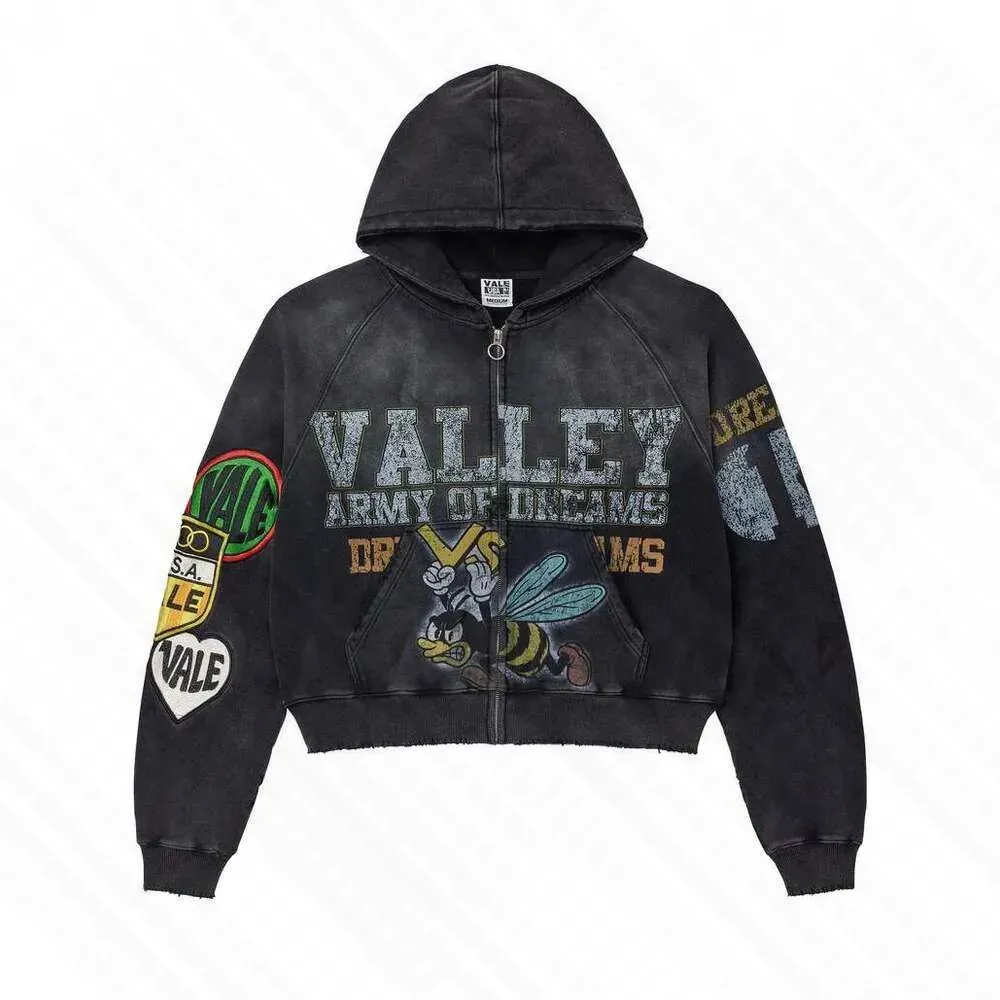 Y2K Graphic Zip Up Hoodie For Couples, Retro... From 