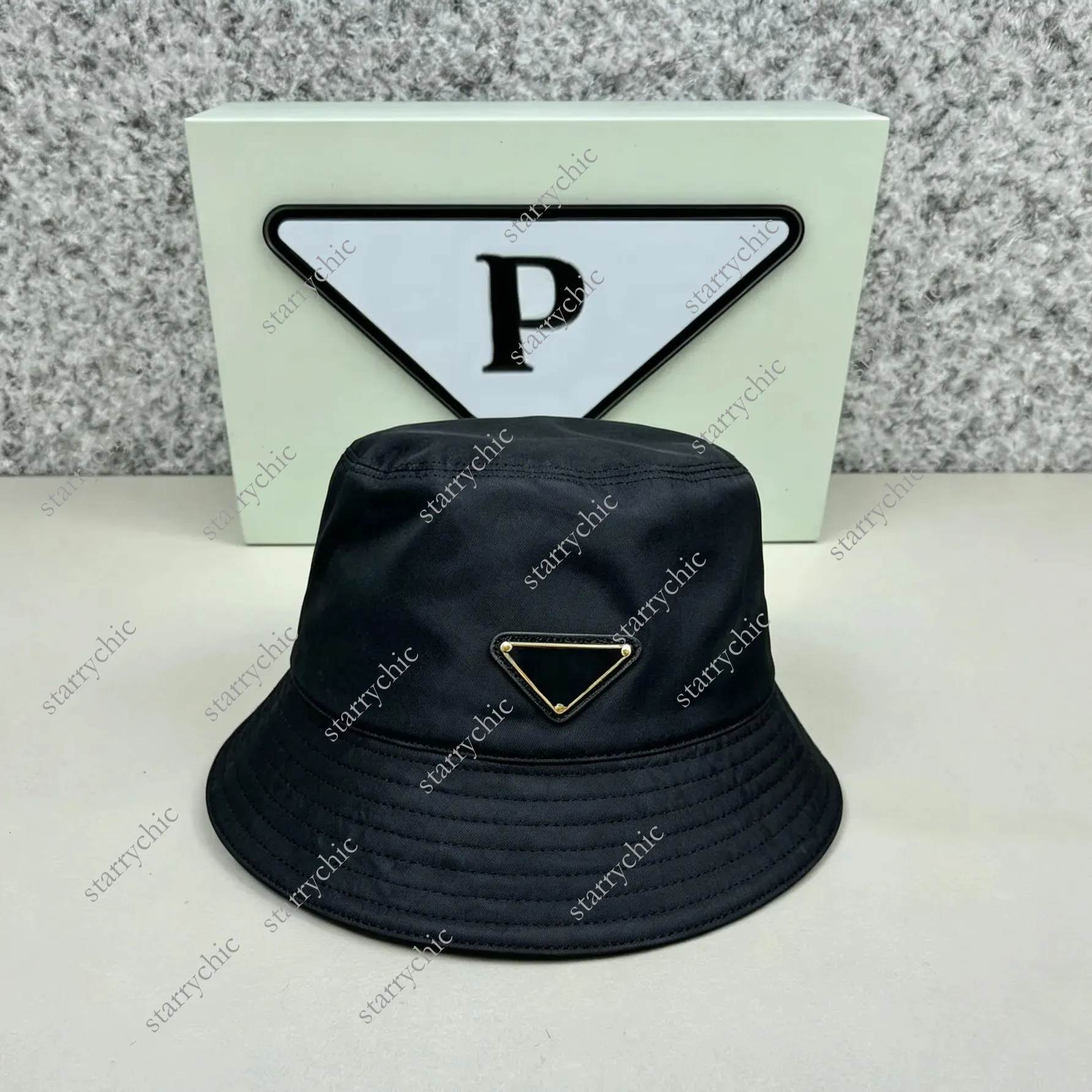 Triangle Designer Hat Big Brimmed Bucket Hat Men And... From  display picture 2
