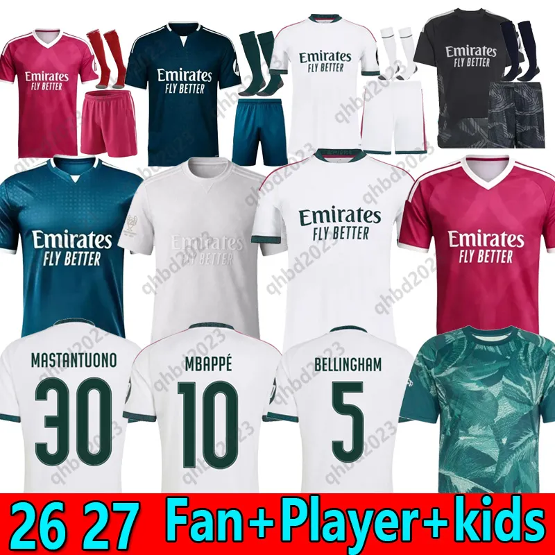 SUGAMINReal Madrid レプリカユニフォーム4XL S 4XL Reals Madrid 26 27 Bellingham VINI JR Soccer From
