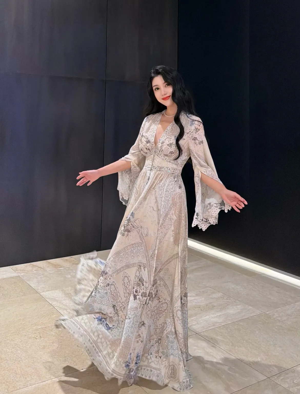 australian designer dress brands 26 new brand silk white printed LowStock:42963463569459 Color:GREEN-BLUE Zara - Zw Collection Alex perry