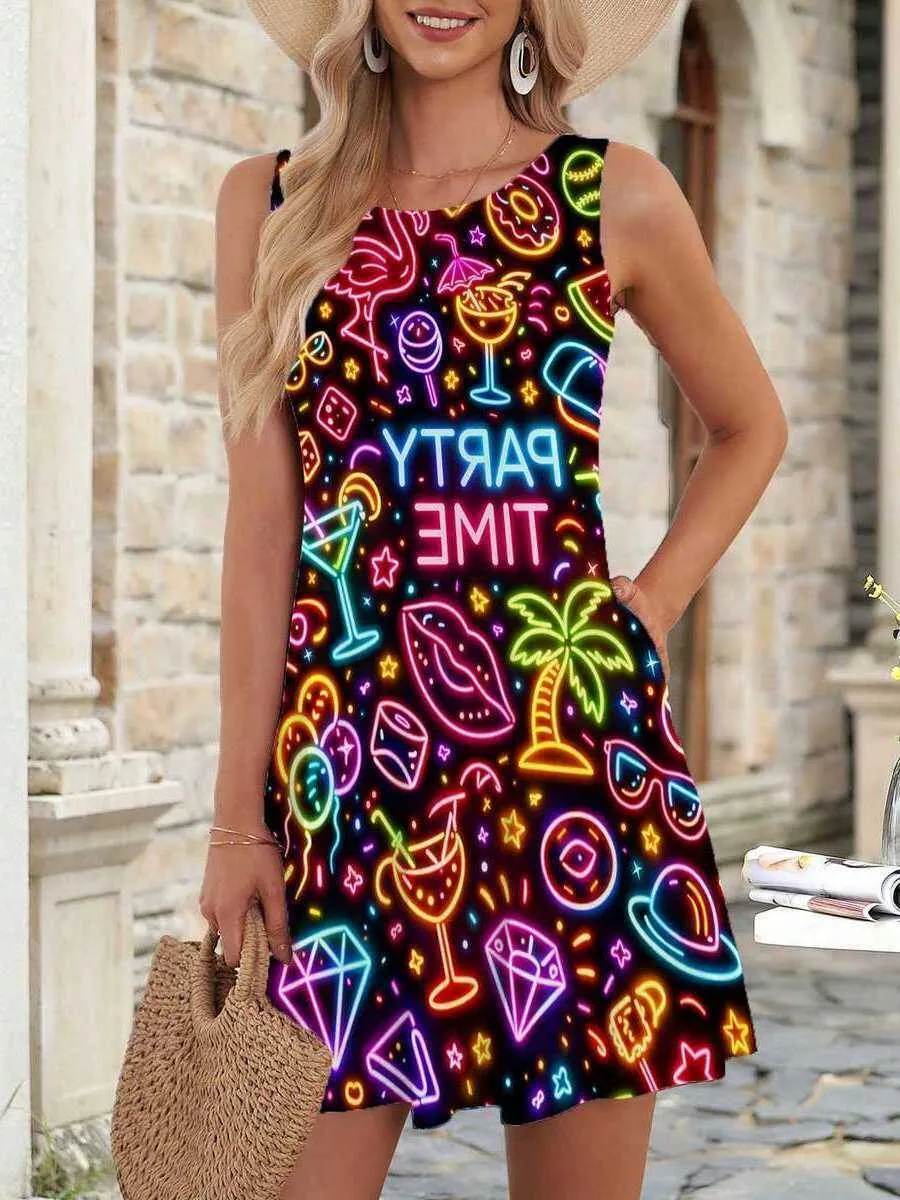 dress for neon party Backless Mini Vacation Club Style Orange / S the fitted neon prom dress by LaDivine SE016 is designed to be a visibility Neon Party Outfit 100+