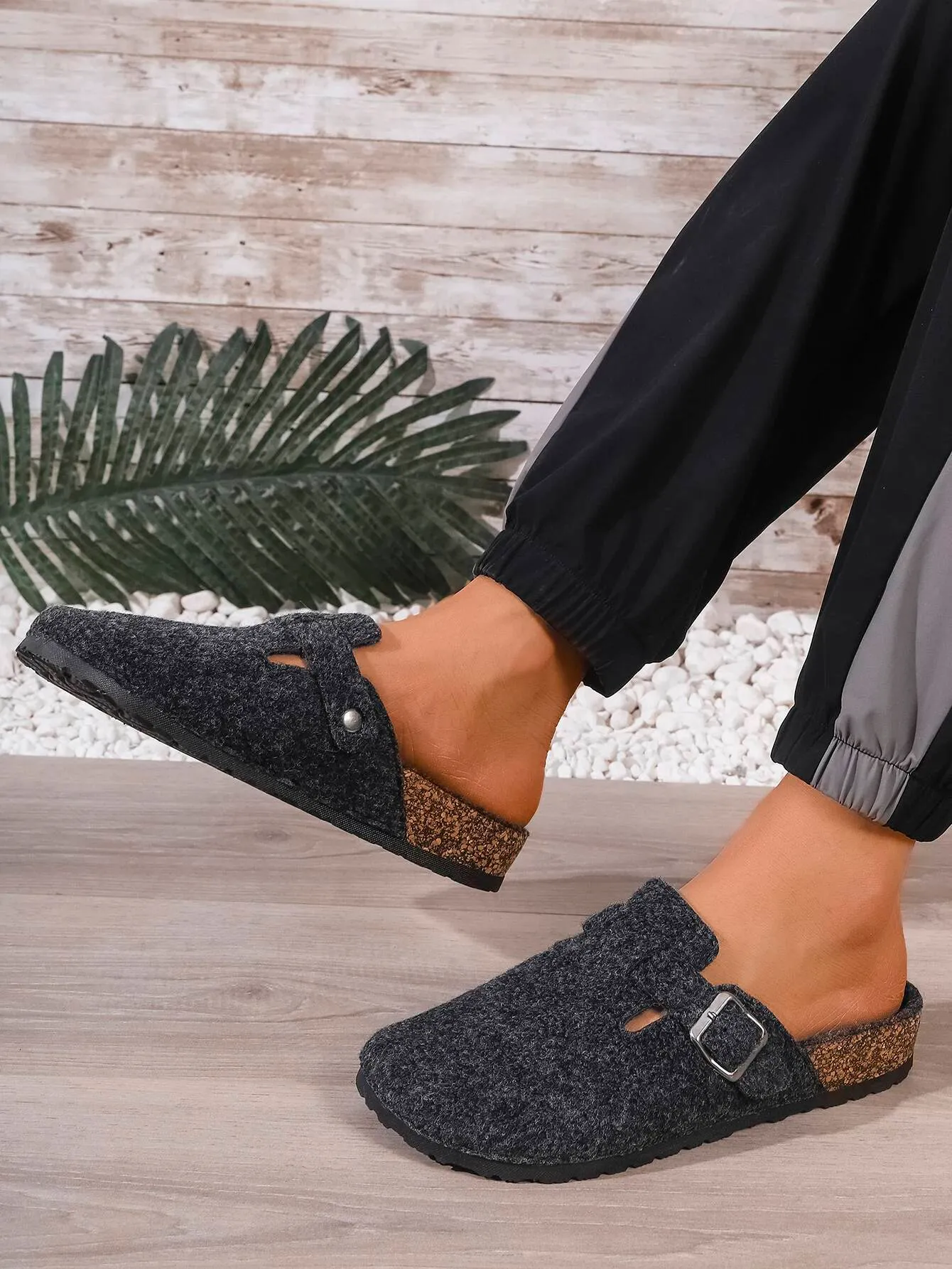 Men’s Closed Toe Adjustable Slip-On House Shoes Casual Mules Mens Mule Shoes, New Spring Vintage Slip On... From Ycbest  main image 3