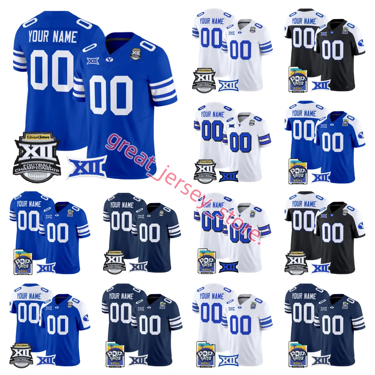 2026 27 BYU Cougars Football Jersey Men Bear From