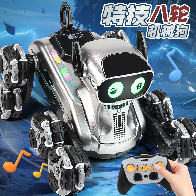 Cross Border Robot Eight Wheel Remote Control Car From