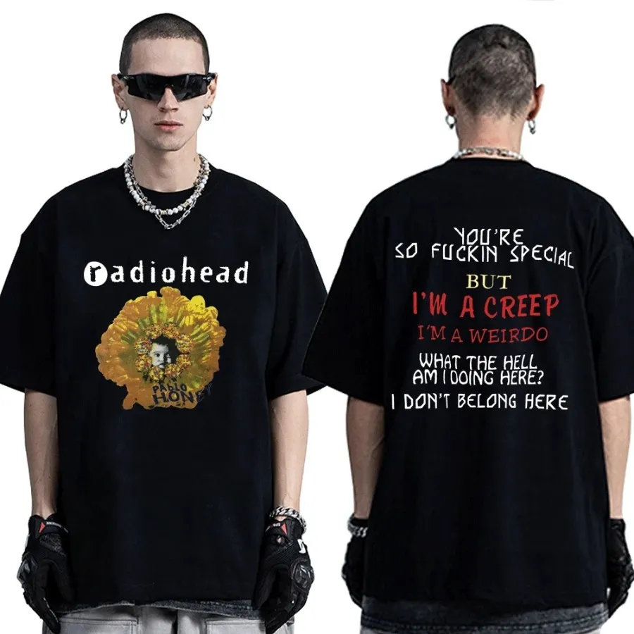 Wholesale 2026 Radiohead Semaphore T Shirts Alternative Rock