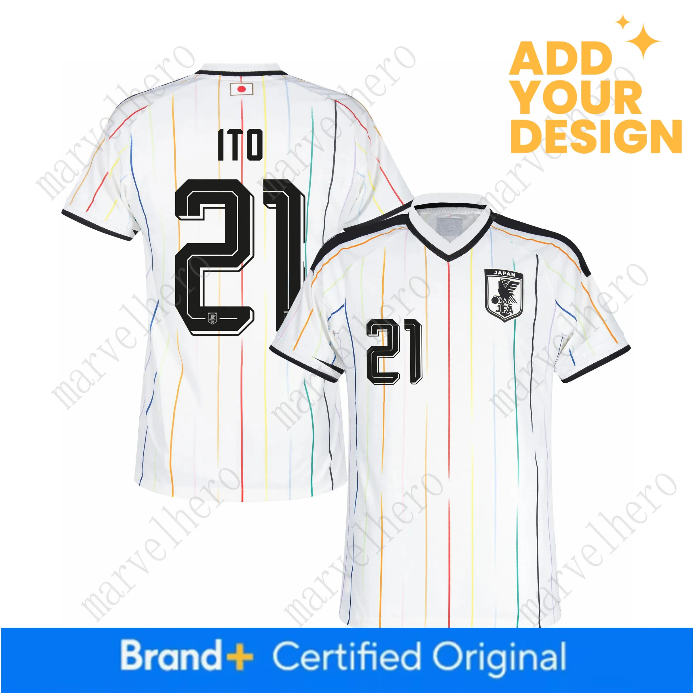  Away Japan National Team 長袖　Ito Japan Away Jersey Hiroki Ito 21 World Cup 2026 Shirt From