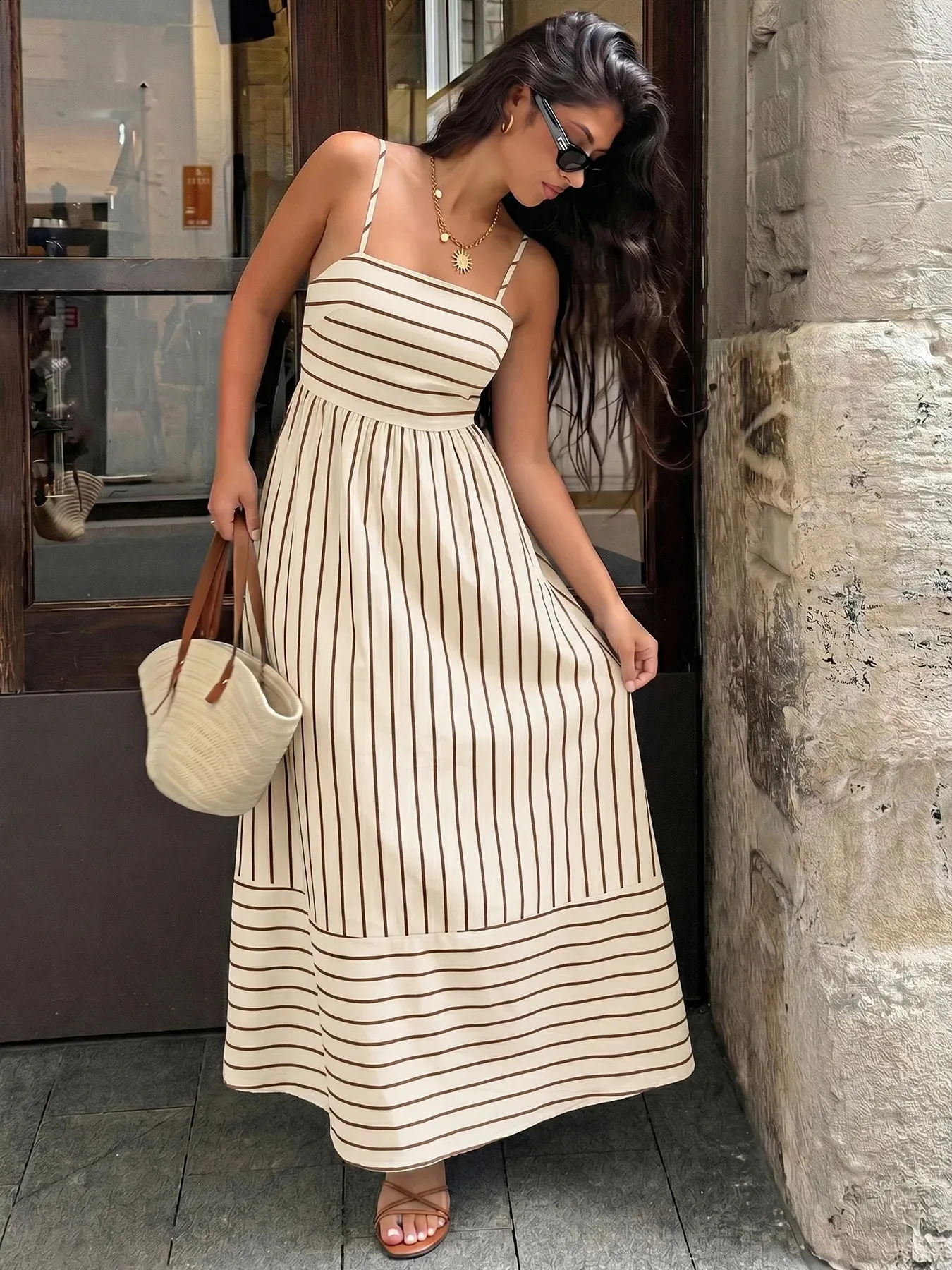 beach dress ladies Dress, White Cotton Dress, Women Maxi Dress, Bohemian Wedding Dress, Cotton Bridal Dress, Plus Size Clothing, Feminine Summer on styling Adjustable straps Midi length Beach Dresses for Women -