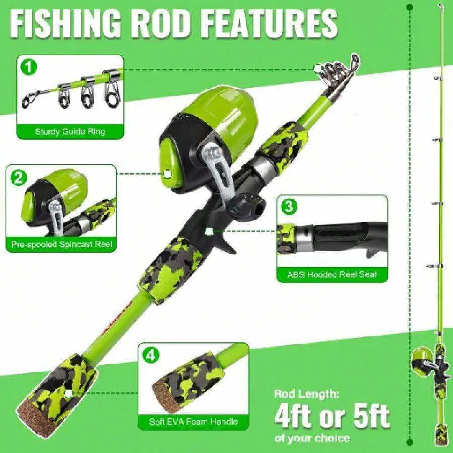 4foot fishing pole Spearfishing Carbon Polespear 4FT To 18FT Hand Spear Harpoon Omer Spearfishing factory 2 copper weights Silvertip 7'0" 4WT Fly Rod