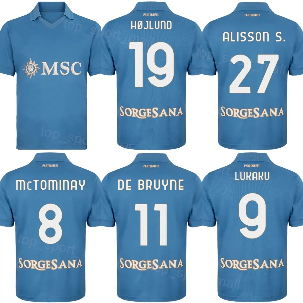 Club Soccer SSC Napoli Jerseys 2025 2026 Mens From