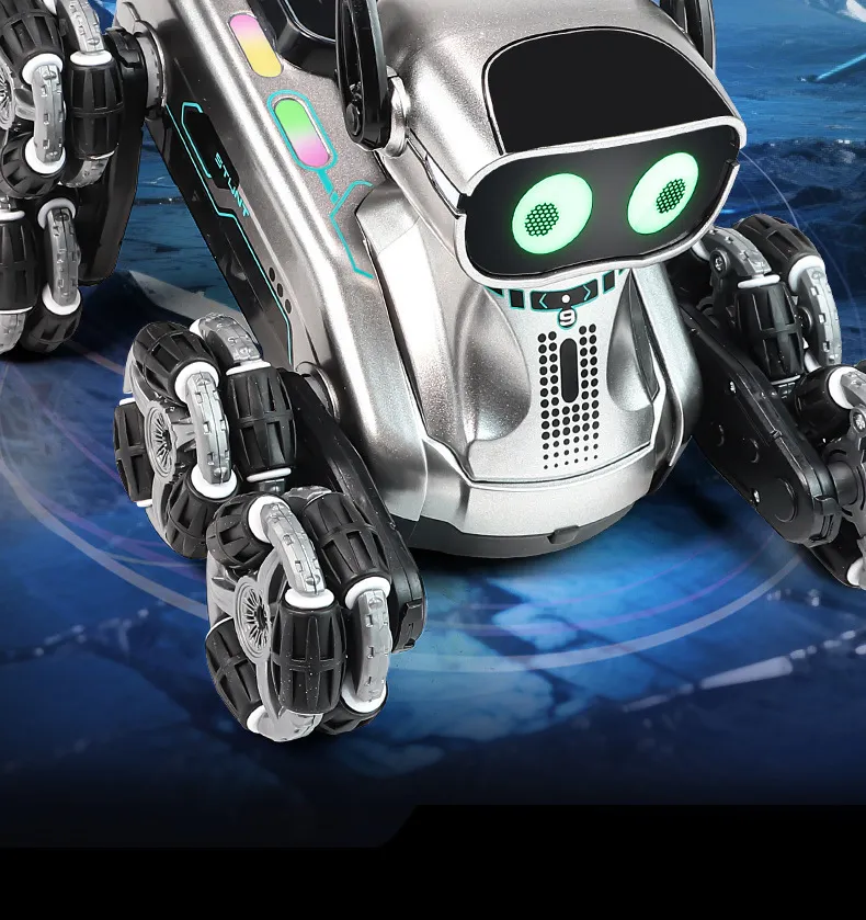 Cross Border Robot Eight Wheel Remote Control Car From