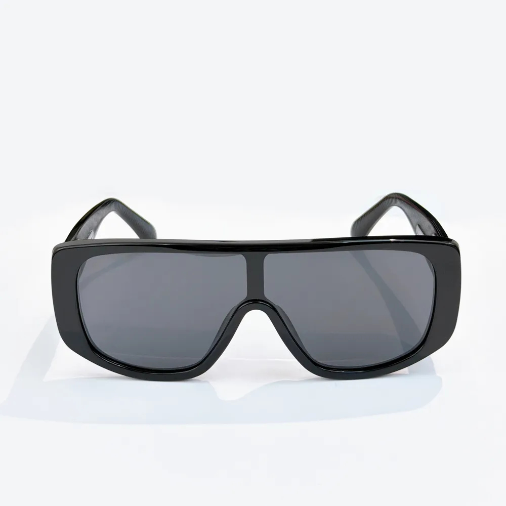 Women Sunglasses Oversized Shield With Dark Gray UV... From  display picture 2