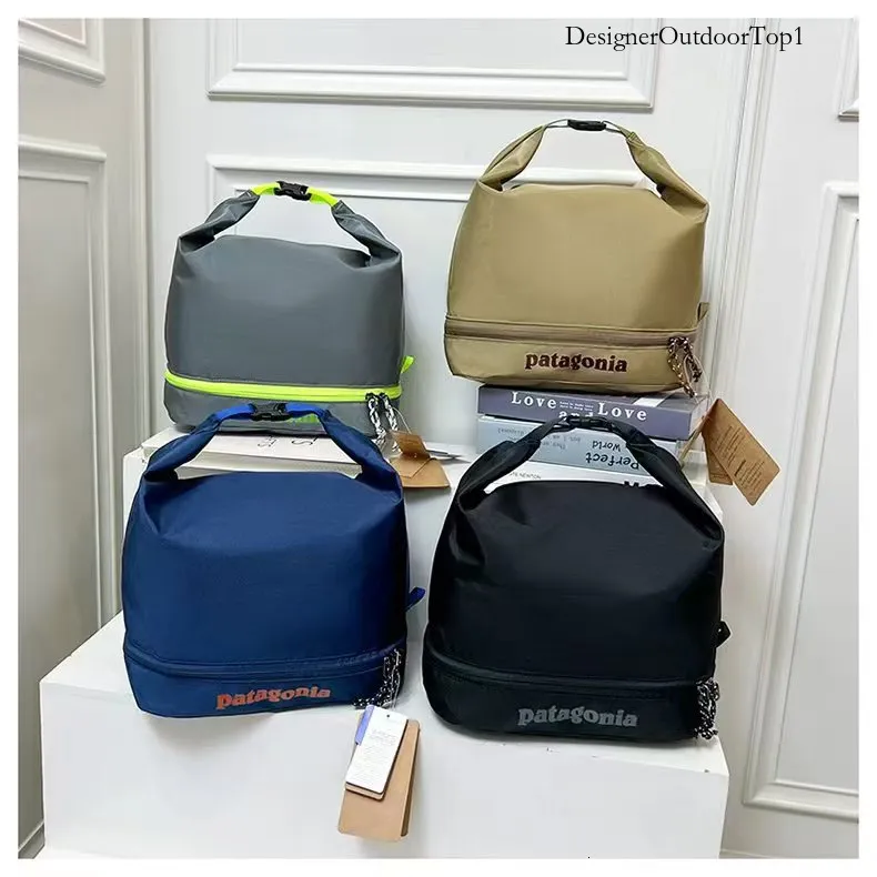 patagonia lunch bags Black Hole 25L Tote This light and packable 25 Snowmelt Blue Terravia Tote Pack