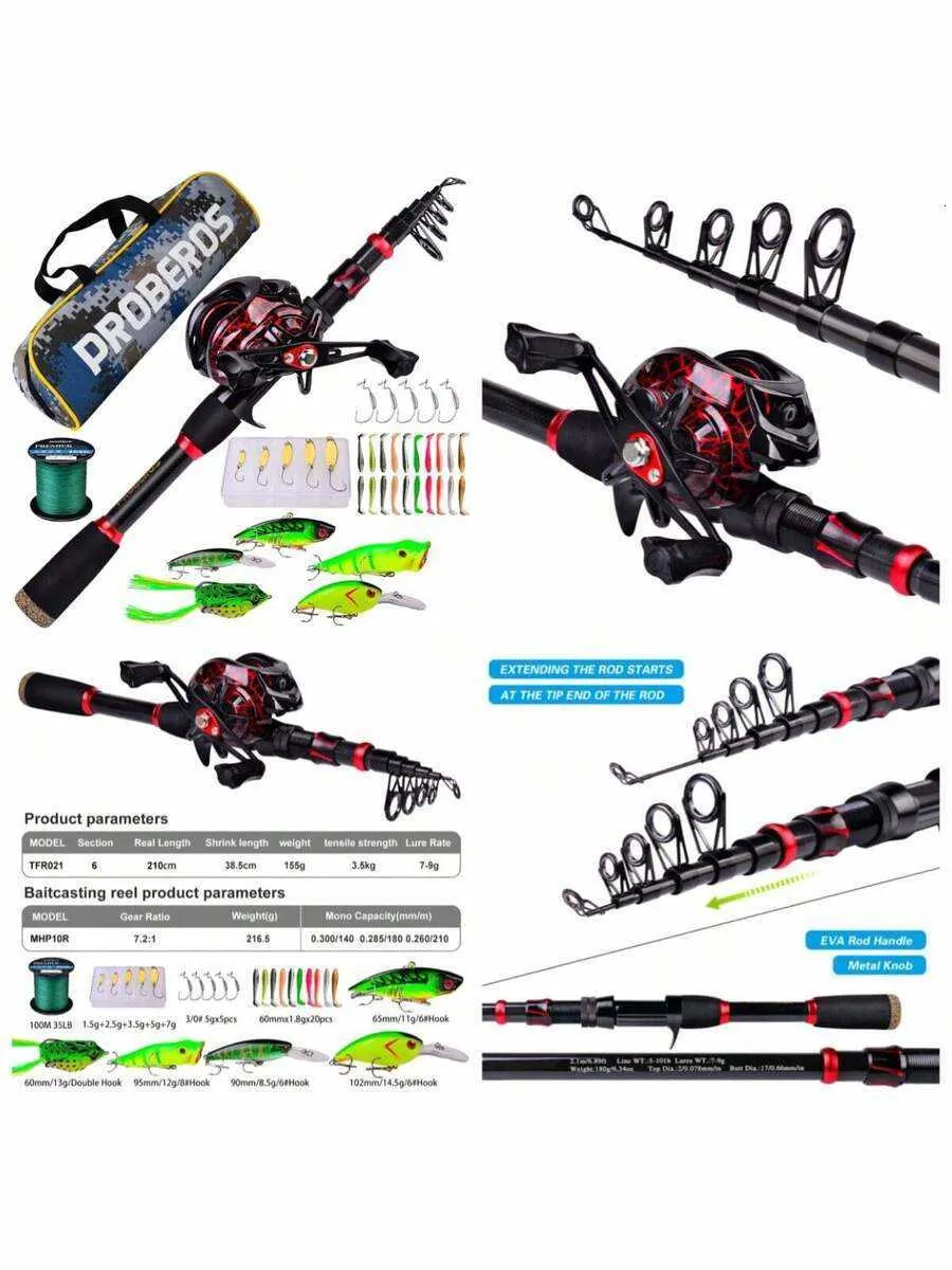 carbon fiber telescopic fishing rod and reel Combo, 6.9ft Spincast Rod with Left Handed Baitcasting Reel Combos, Sea Saltwater Freshwater Ice Bass Fishing Tackle Set Fishing Rods Kit : Sports & Outdoors This is a bold BlueFire Fishing Rod Kit -