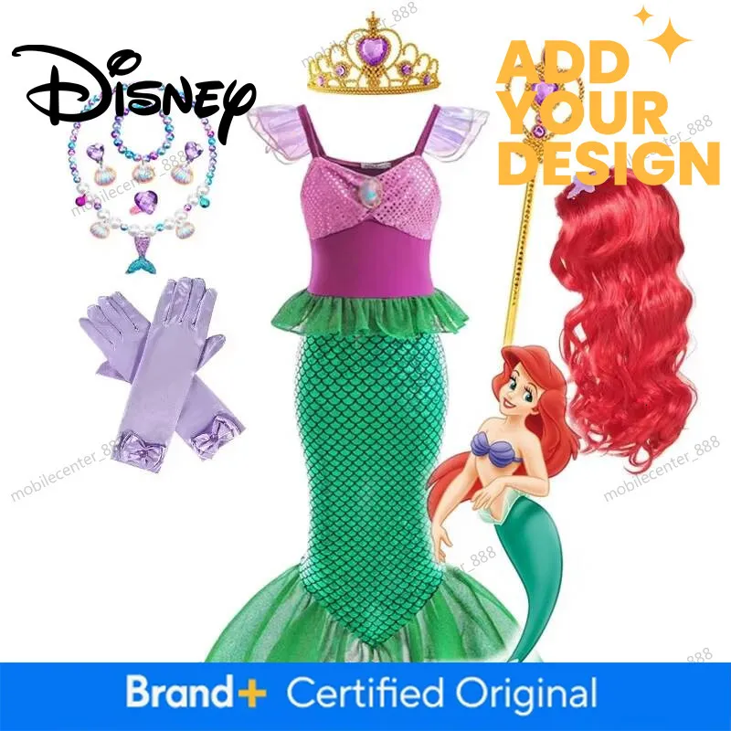 Disney Little Mermaid Ariel Princess For Girls Summer... From Disneyfashion, Rs.8,147.06