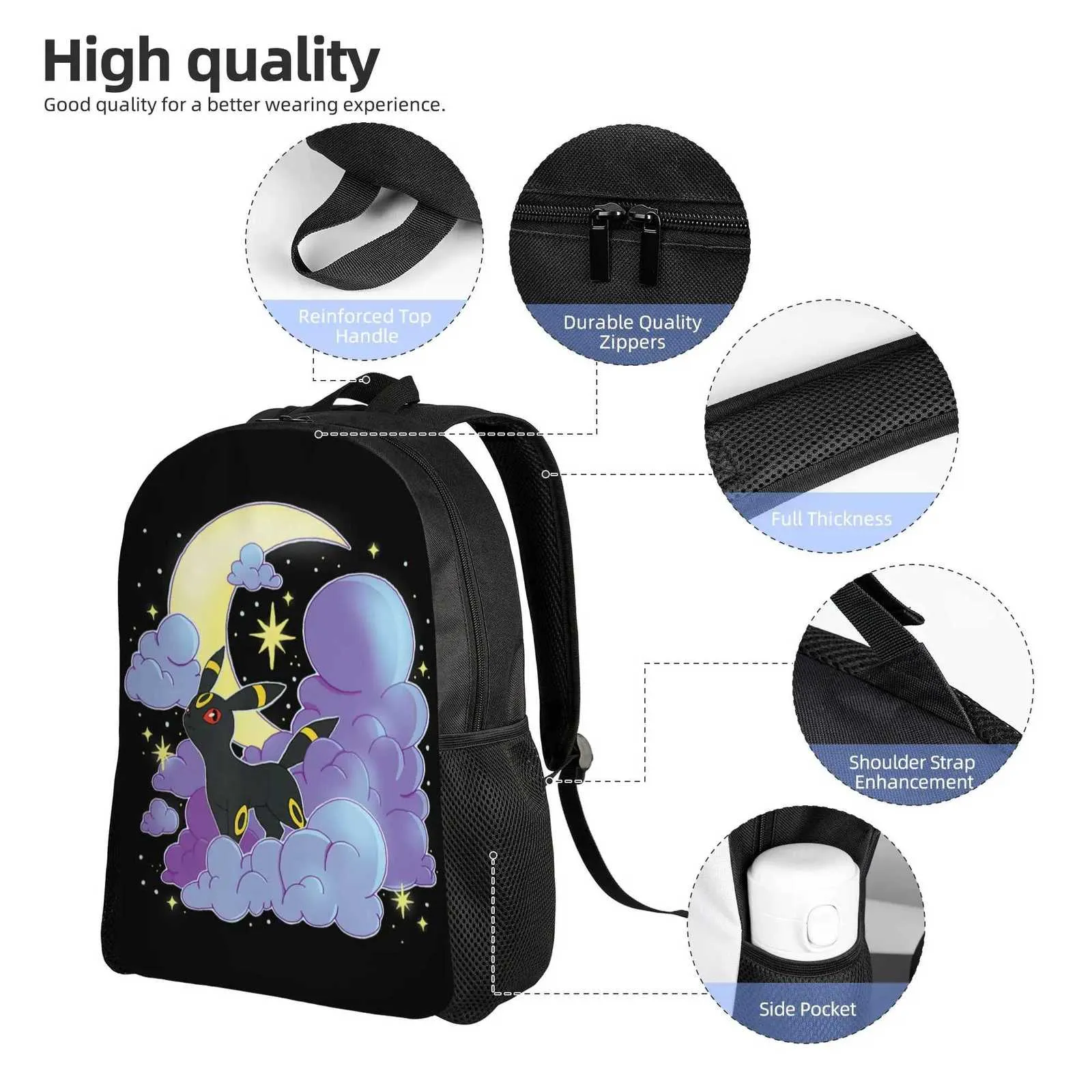 Bandai Backpacks Pokemon Umbreon Celestial Moon With From