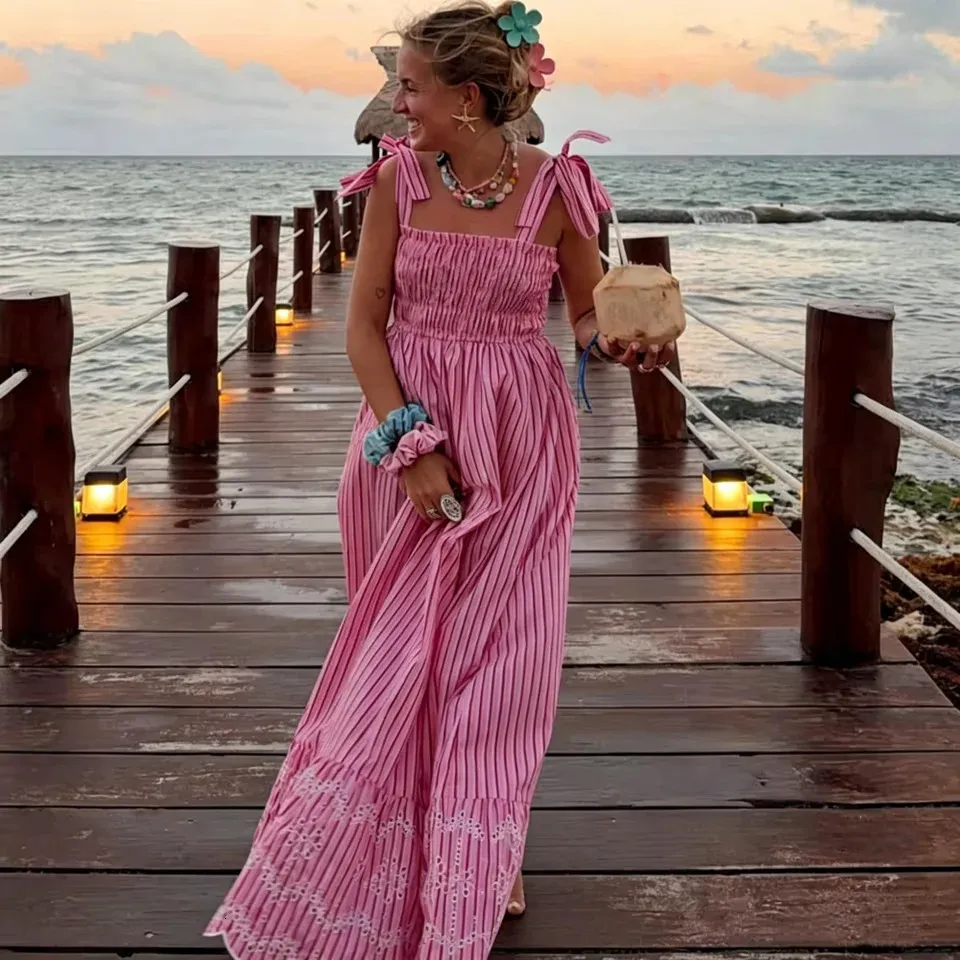 summer women s embroidered beach dress Mexican Off Shoulder Floral Long Maxi Dress Party Cinco de Mayo Dresses Black at Amazon Women's Clothing store and beautiful hollow Vivid Eden Women's Summer Beach