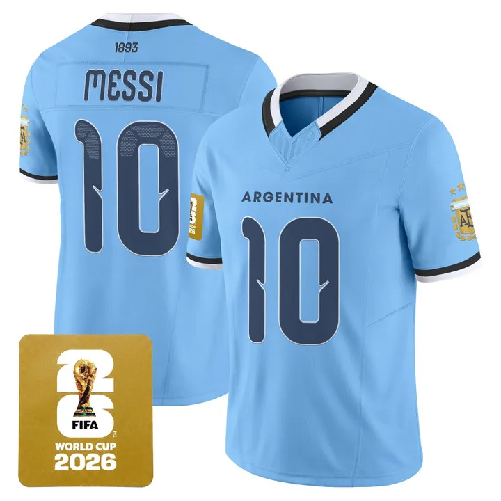 ArgentinaS 2026 World Cup Football Jersey MESSIS From