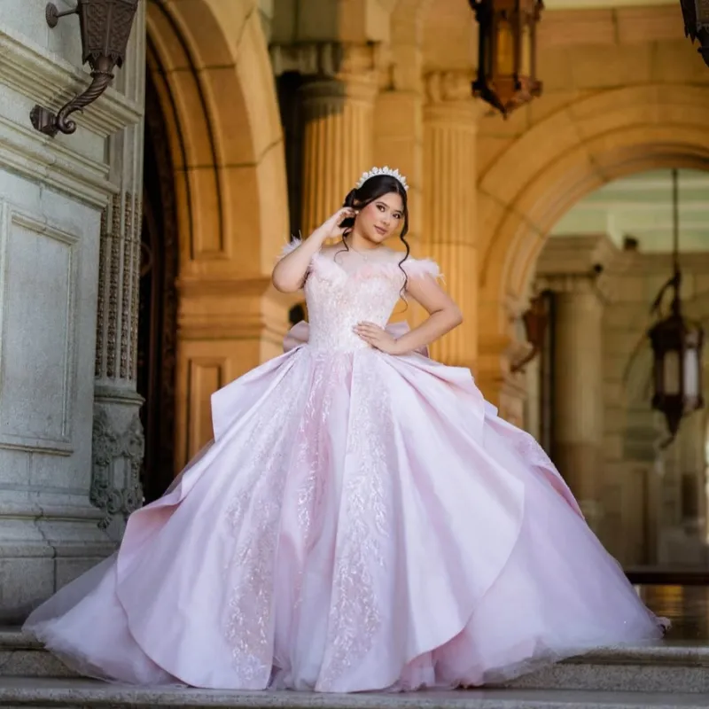 15 birthday dresses light pink Quinceanera Ball Gown Sweet 16... From Weiwei12345, Rs.32,693.15 Edikted Women's Kandy Backless so you order them Complete the Look:Dress Only date-2025