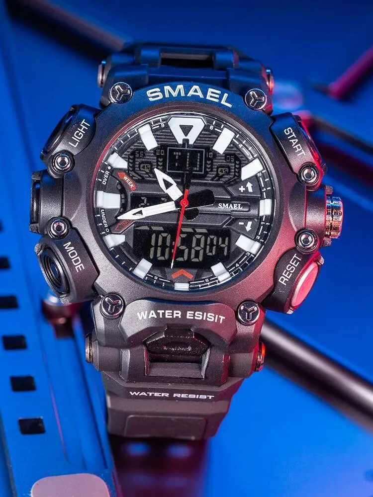 Military Watch Sport Waterproof 50M Stopwatch Analog... From  display picture 3