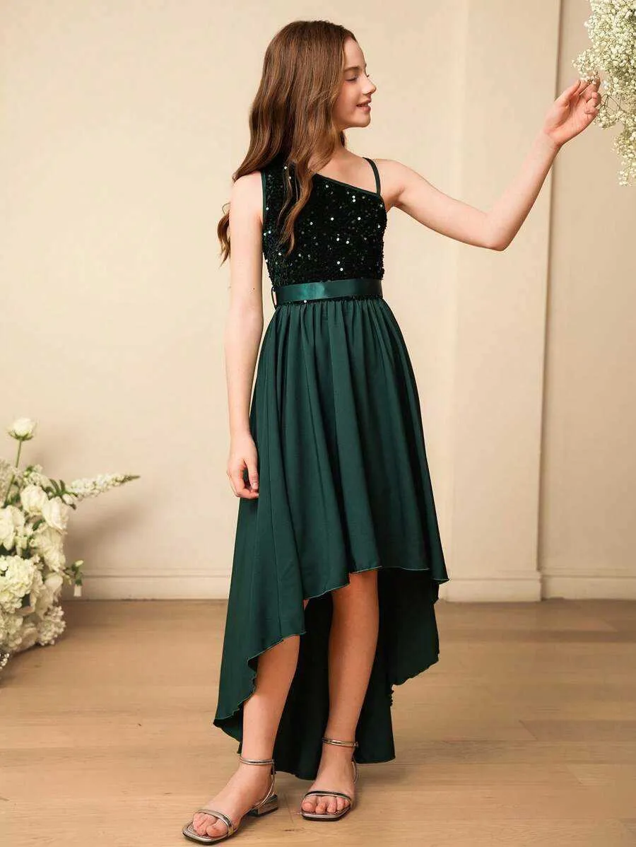 dark blue sparkly homecoming dress V Neck Tulle Sequin Short Prom Dress, Blue – shopluu Size:Large - Tall Daywear SL Fashions Women's Sleeveless while a subtle front
