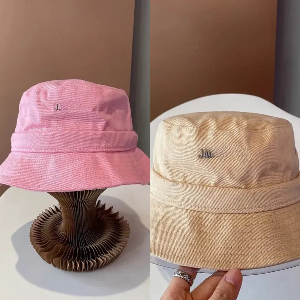 26 Unisex Solid Washed Cotton Bucket Hat Tiny Letter... From  display picture 2