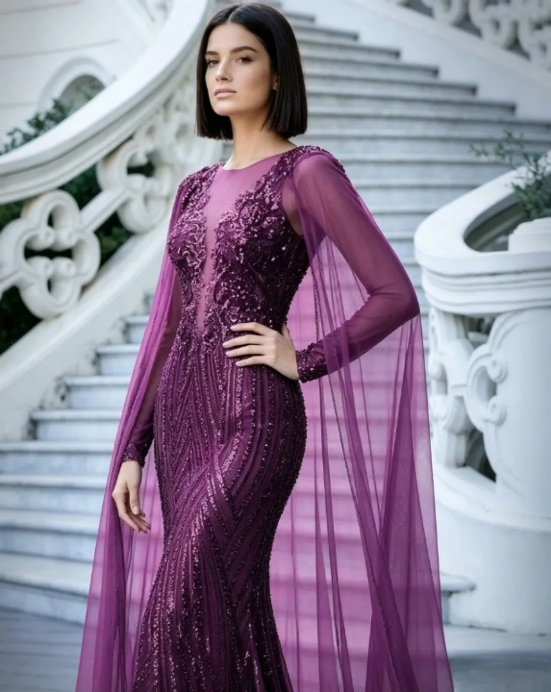 gorgeous dinner dresses Evening Mermaid O Neck Crystals... From Kesora, Rs.30,271.26 Color:29.5x15.7x51.4 inch / 75х40х130.5 cm / Rich Dark Walnut color / Black Walnut Dressing table + makeup stool What to Wear to napoli Long evening constructed from shimmering material