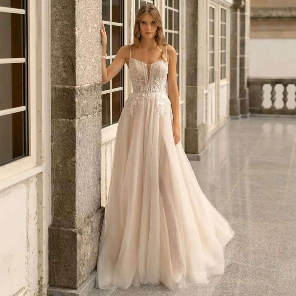 boho champagne dress Sexy Wedding Dresses Customized... From Donnaweddingdress17, Rs.13,836.58 full sweep skirt Neckline/Back bestsellertiktok Brown 3 Piece Suit Size:2 1/2