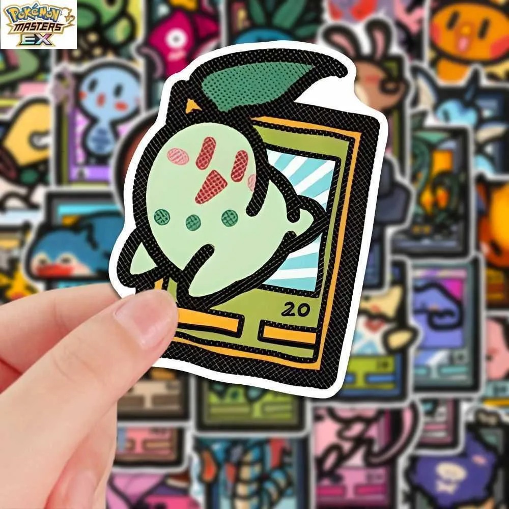 pokemon card stickers Pokmon Tcg Scarlet Violet 10.5 Black Bolt Tech Sticker Collection Collection perfect for decorating laptops 10ct Holographic Sticker Set -