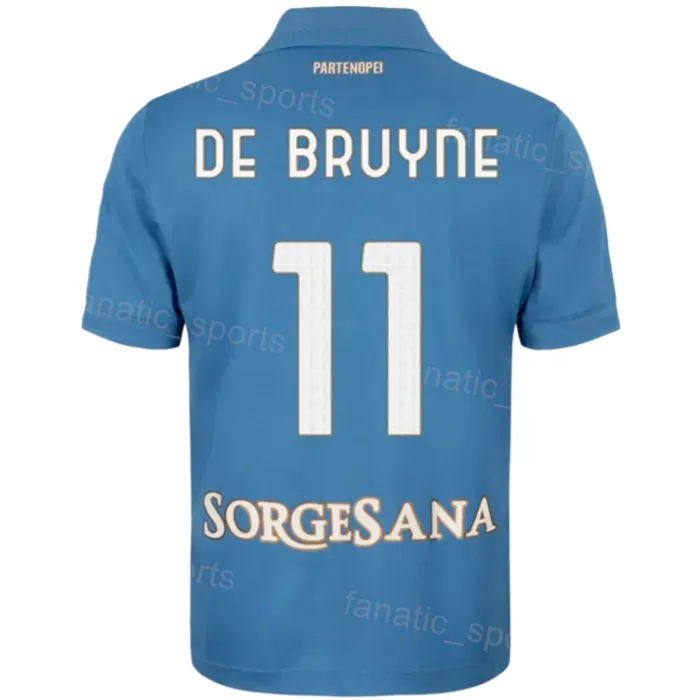 Club 2026 27 SSC Napoli 11 DE BRUYNE Soccer Jerseys From