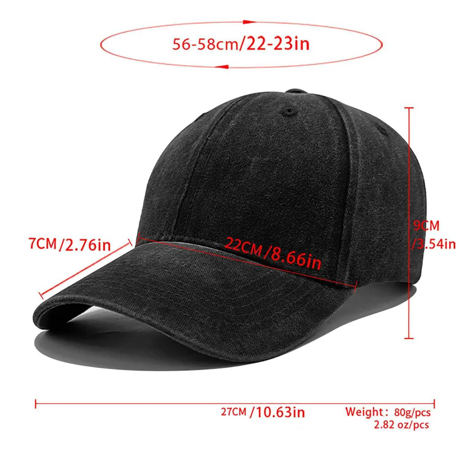 Vintage Embroidered Logo Baseball Cap, Adjustable Cotton Hat, Curved Brim, Black Script Embroidery Adjustable Cap – Champion main image 3