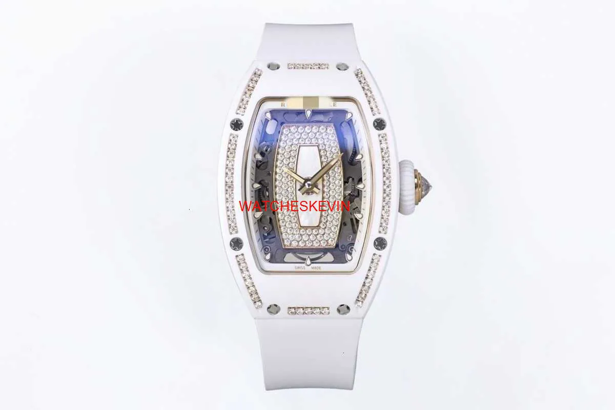 Women\'s Ceramic & Stainless Steel Bracelet Watch, Mother of Pearl Dial, Diamond L15303681.jpg main image 3