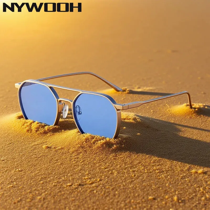 Vintage Oval TR90 Metal Sunglasses UV400 Cyxus Folding Polarized Sunglasses Oval for Men Women Easy  main image 4