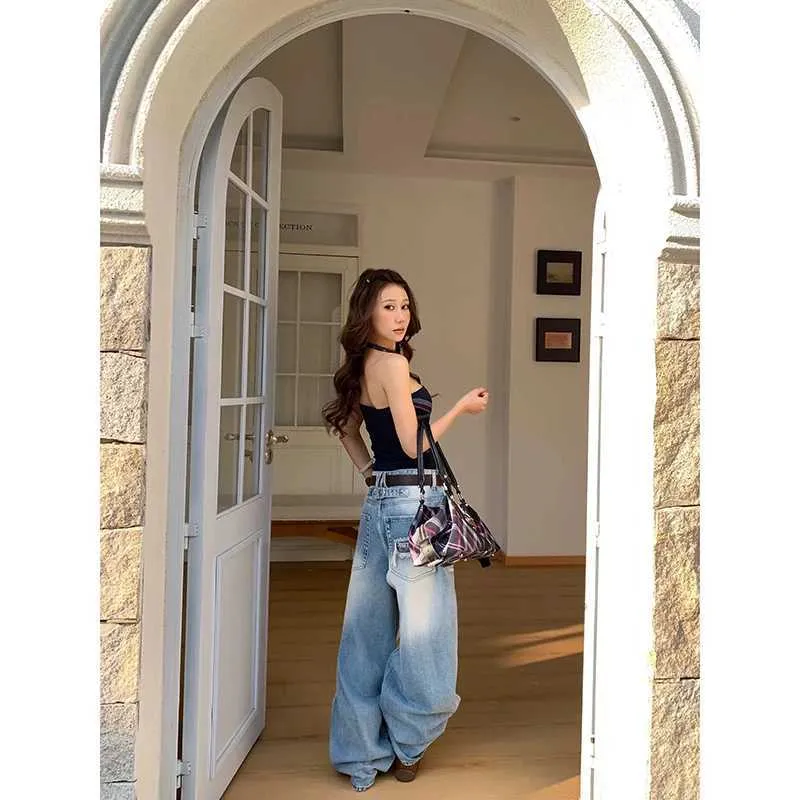 希少　00s archive 和柄　easy denim pants y2k 希少 00s archive 和柄 easy denim pants y2k Baggy Y2k ZHIZOU Jeans