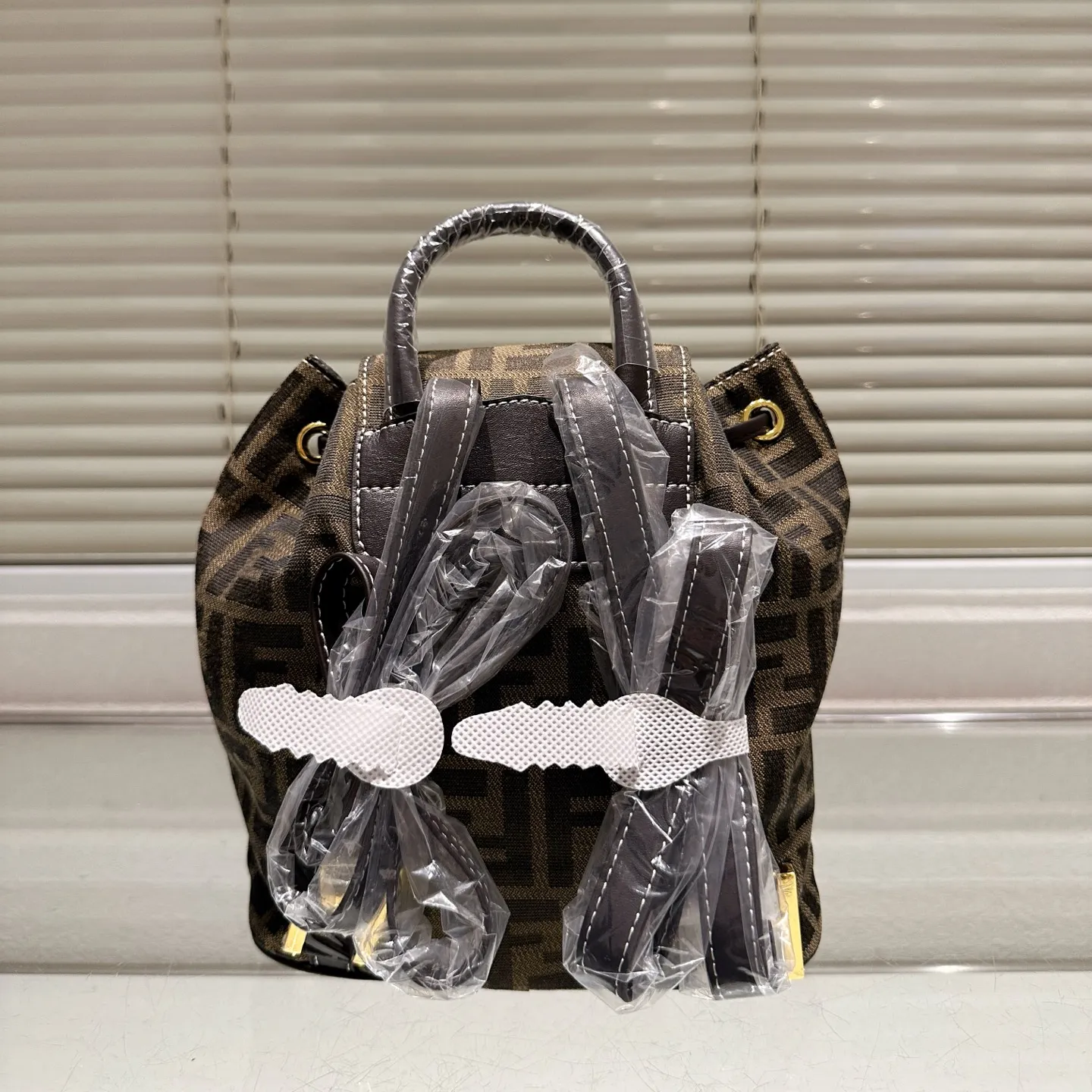 fendi mini monogram backpack Tobacco Shearling Macro FF 1974 | myGemma Fendi backpack bag in FF Mini Backpack Bag Fendi Monogram