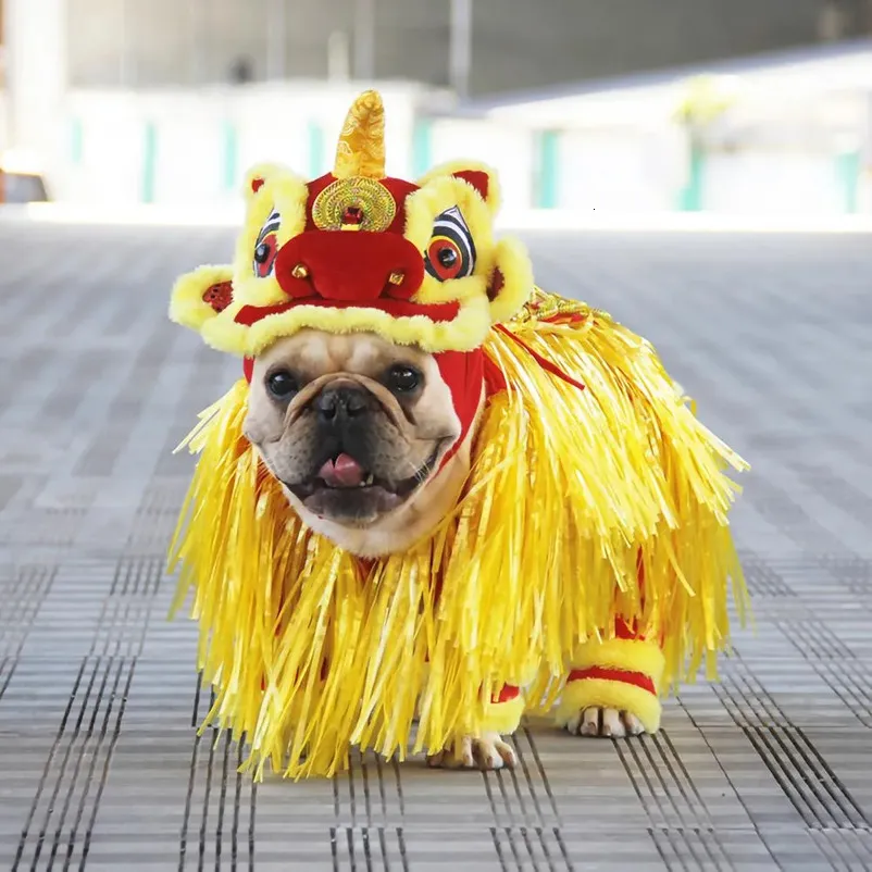 Dog Holiday Costume Dog Soft Holiday Cat Outfit Chinese Style Puppy Costume party clothes Festival Outfit sjy2