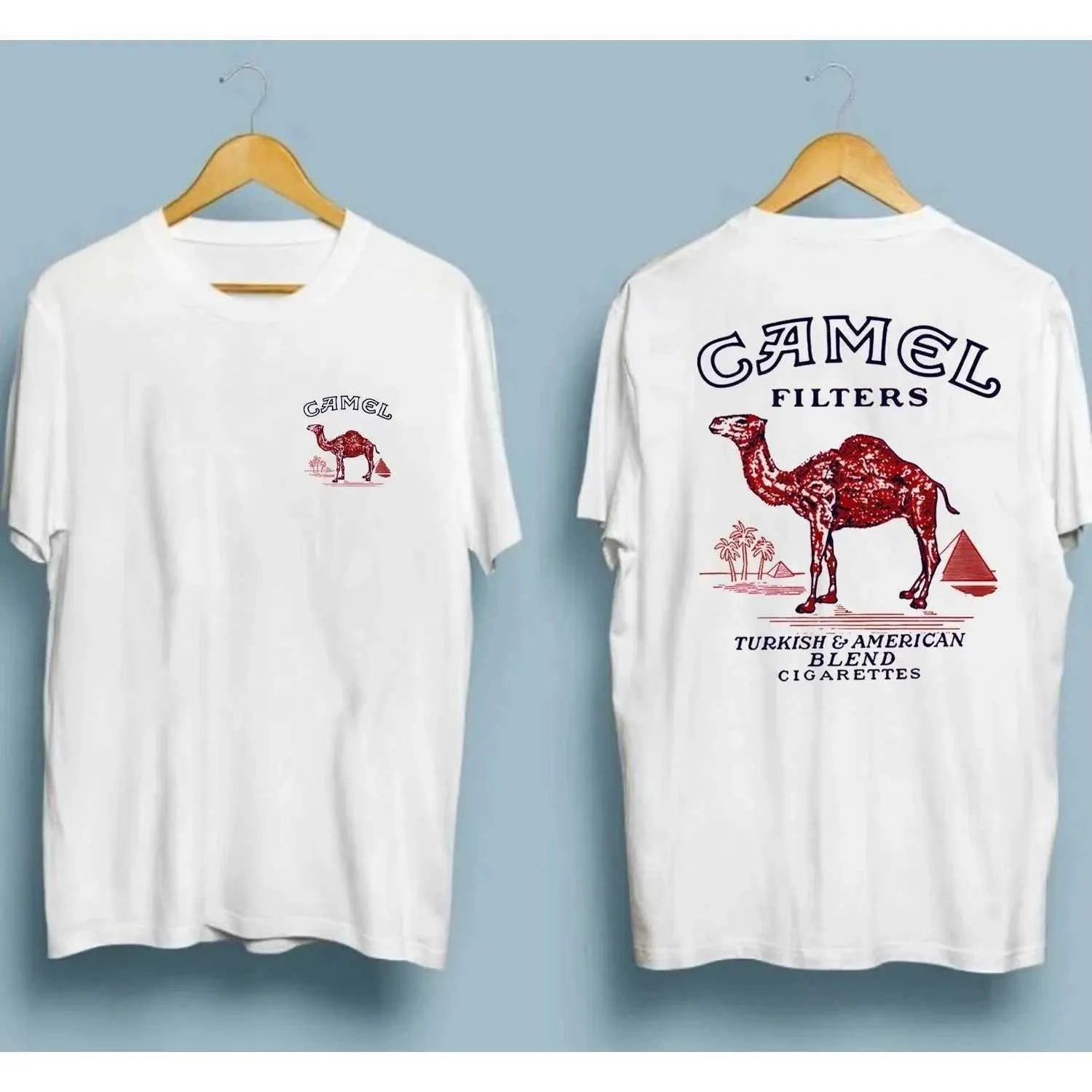 t-shirt camel cigarettes Vintage 1993 T-shirt: Joe Camel Motorsports Racing, Deadstock XL Letter Slight Stretch Spring Orange Vintage Camel Joe Graphic