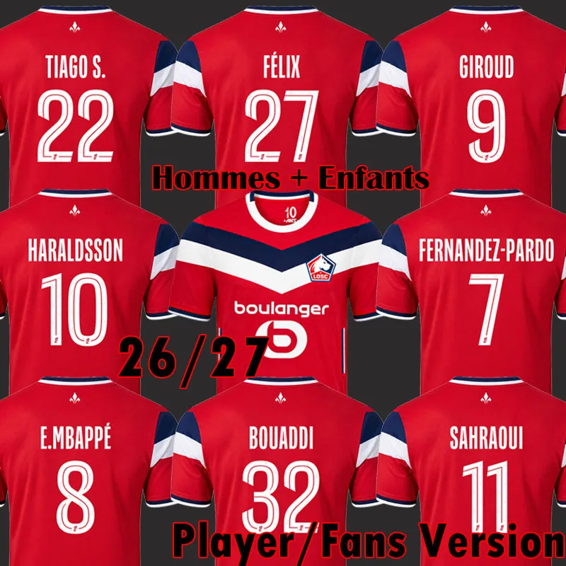 2026 2027 LOSC Lille Soccer Jerseys GIROUD 80 Year From