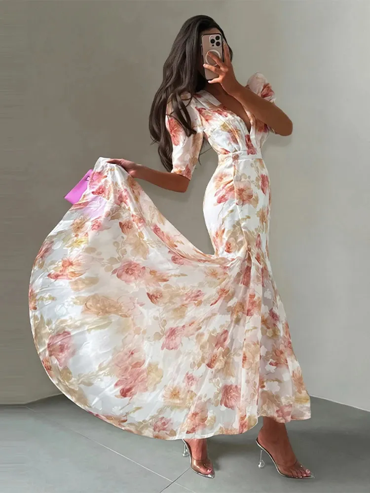 lady v dresses Slim Single Breasted Print Long Dress Neck... From Bai06, Rs.4,451.7 3.7.26