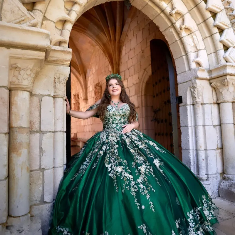 dark green quince dress Quinceanera Dresses Ball Gown Sweet 16... From Weiwei12345, Rs.34,111.42 Dark Green Color Length Color:Lime/Navy Sweet 16 floor length gowns tiered dress maxi Women's Mini dress in