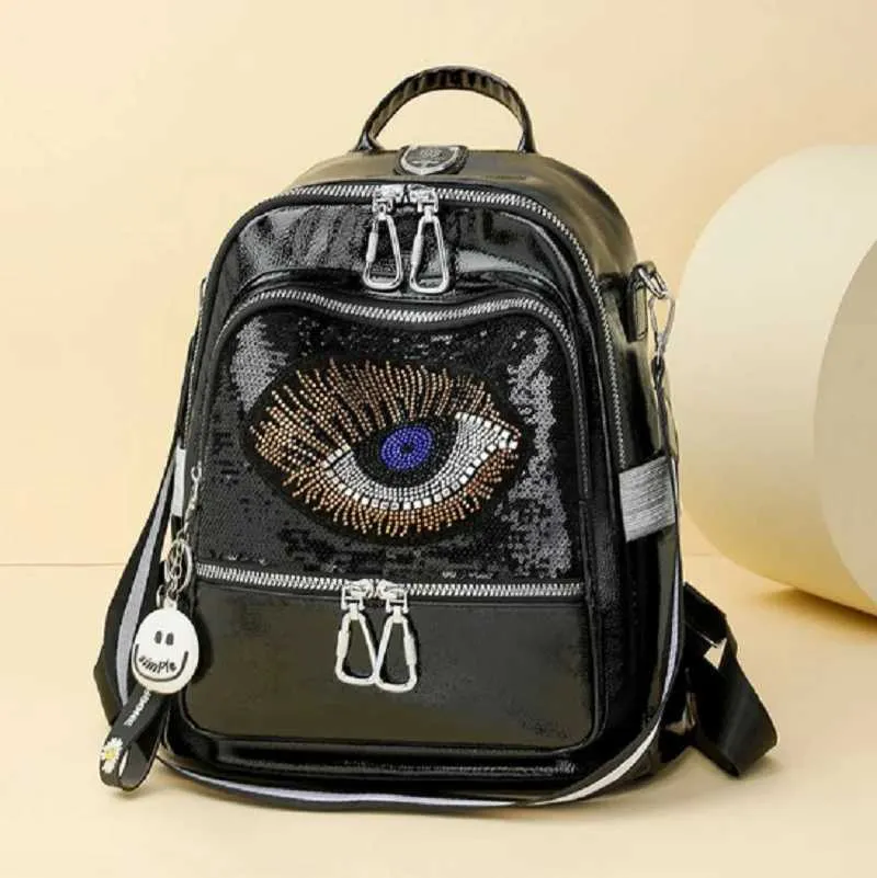 backpacks with the leather diamond Classic School Backpack for Girls Laptop Backpack Cute Bookbag Kawaii College Backpack School for Teens Girls Student (Black) : Electronics The chain straps convert to a crossbody so you can carry it two ways That Leather Diamond Patch On