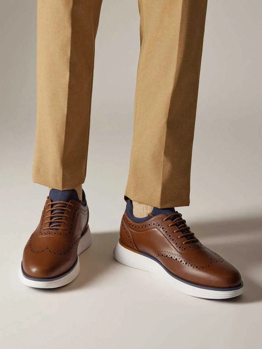 Mens Dress Sneakers Oxfords Casual Wingtip Brogue... From 