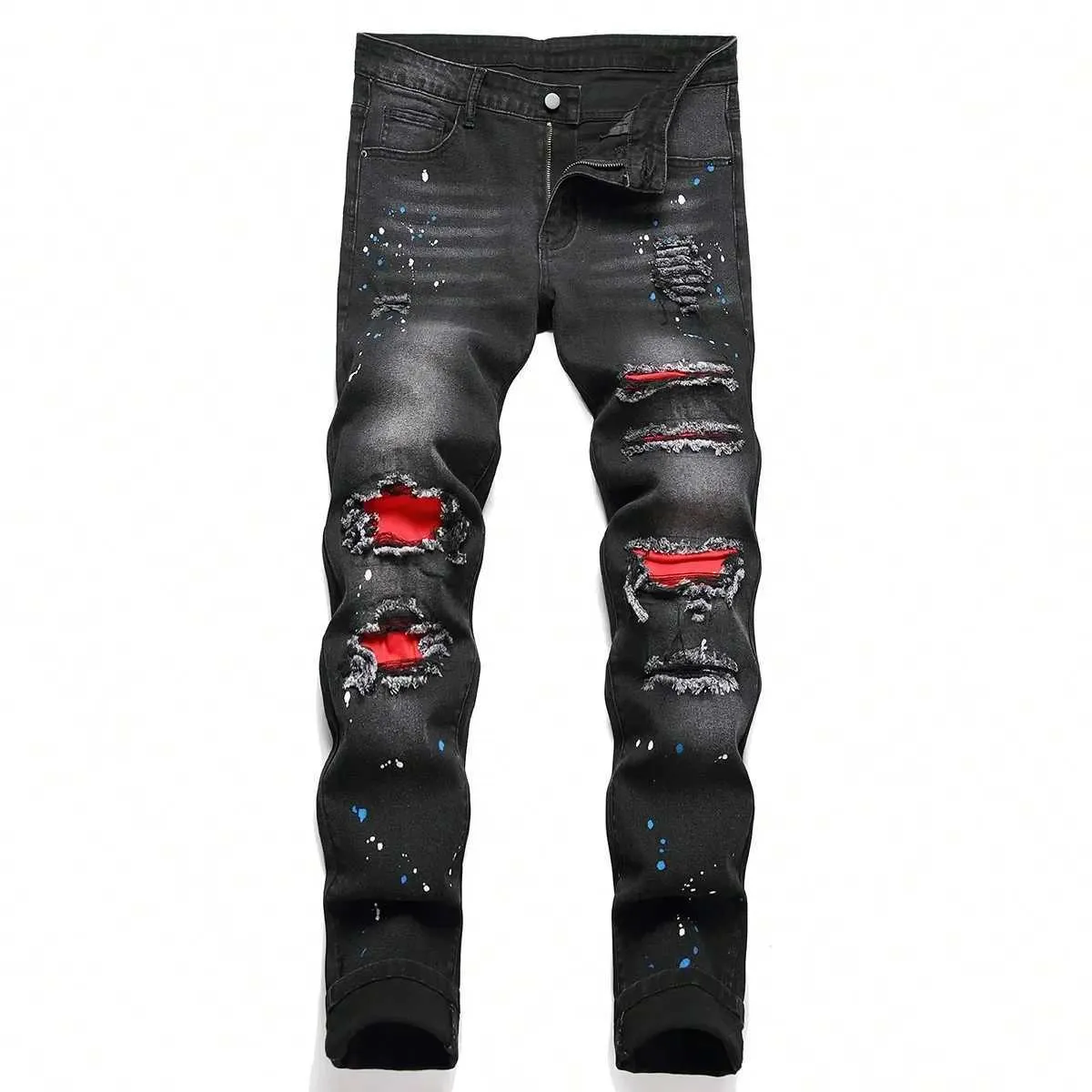 Men Y2k Stretchy Skinny Denim Jeans For Men Casual... From 
