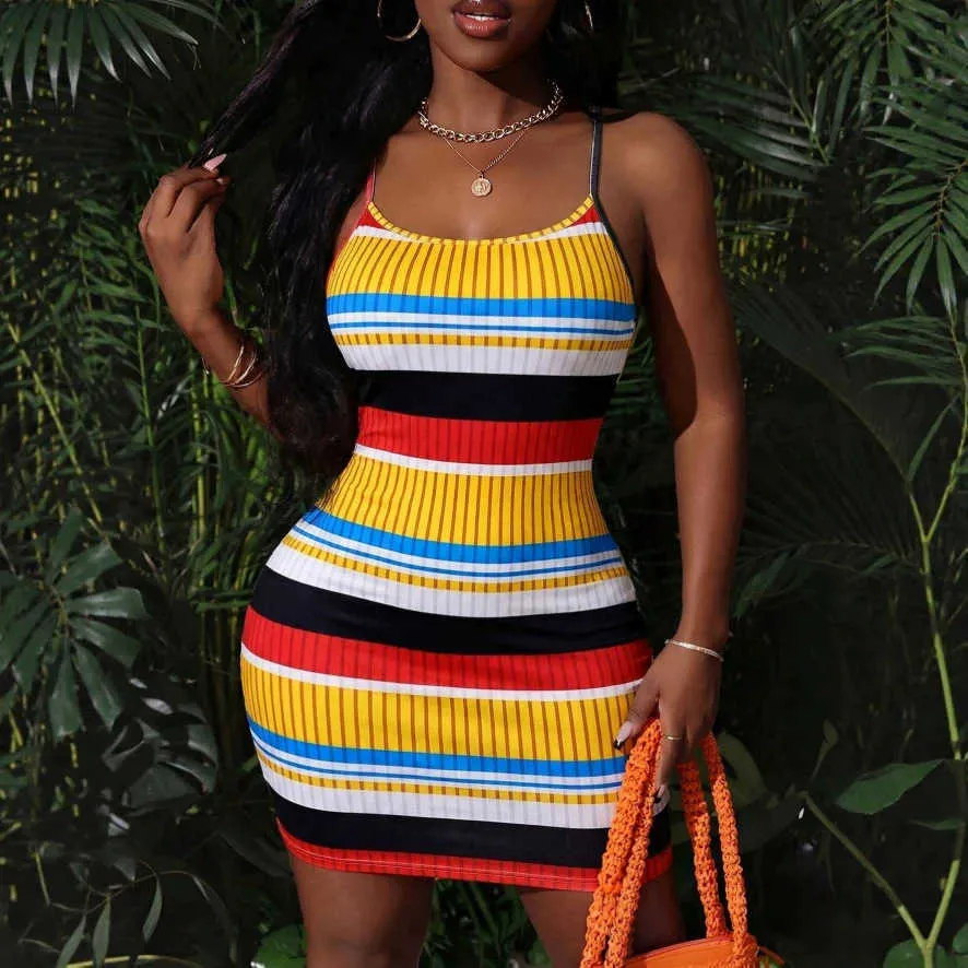 ful Striped Knit Dress For Women Summer... From Cow01, Rs.1,266.37