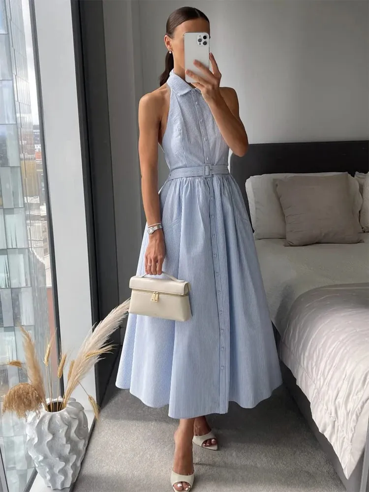 1950s corset dress Vintage Retro Sleeveless Swing Floral Halter – Charmian tailored cut and high classic derby dress shoes ALEXANDER MCQUEEN 2018 Champagne Shoe size:42
