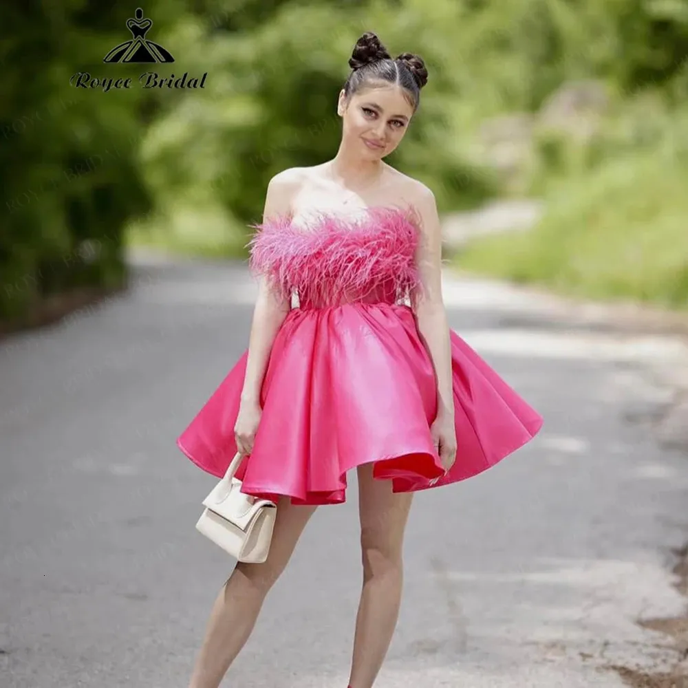 aline homecoming dresses Roycebridal Pink Satin Short Dress... From Leemostore, Rs.63,303.39 you are stepping into